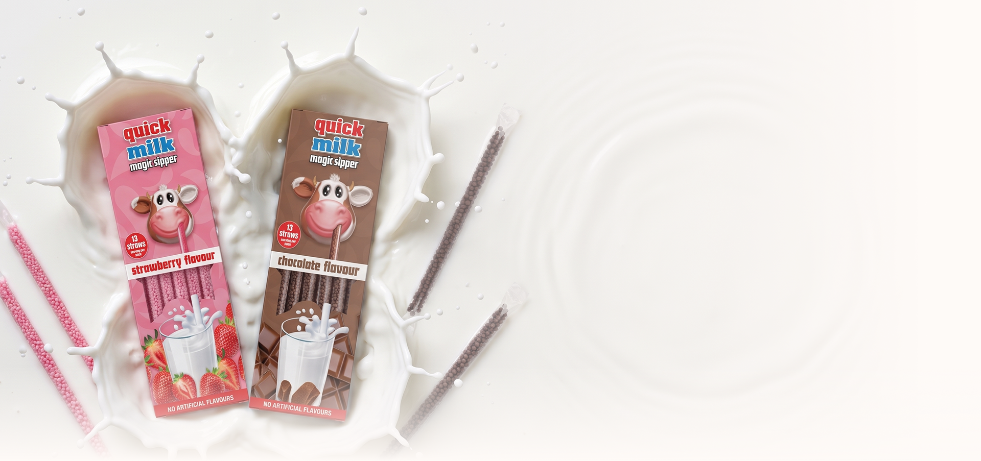 Quick Milk in Qatar Background Milk Artwork